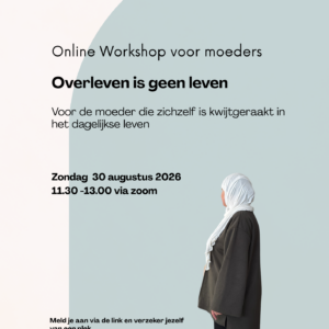 Workshop Overleven is geen leven